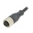 Kabel: pro snímače/automatizaci M12 PIN: 5 přímý 10m zástrčka