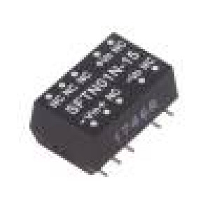 SFTN01N-15 Převodník: DC/DC 1W Uvst:21,6÷26,4V 15VDC Ivýst:67mA SMD 1,2g