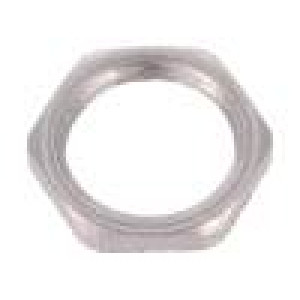 Matice M16 nerezová ocel D:3mm Klíč:19mm Závit: metrický