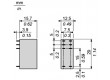 RSB2A080BD Relé: elektromagnetické DPDT Ucívky:24VDC 8A/250VAC 8A/28VDC