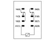 RXG25BD Relé: elektromagnetické DPDT Ucívky:24VDC 5A/250VAC 5A/30VDC