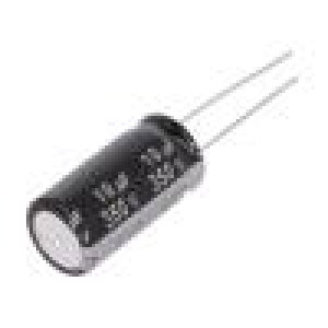 Kondenzátor elektrolytický THT 10uF 350VDC Ø10x20mm ±20%