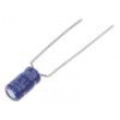 Kondenzátor elektrolytický THT 22uF 16VDC Ø4x7mm ±20% 2000h