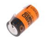Baterie: lithiové 3,6V D Ø34,2x61,5mm 14000mAh