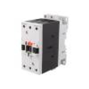 Stykač: 3-pólový NO x3 230VAC 65A na přípojnici DIN BF W: 55mm