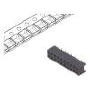 Zásuvka kabel-pl.spoj zásuvka Minitek 2mm PIN: 20 SMT na PCB