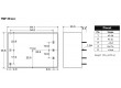 TMF30124 Převodník: AC/DC 30W Uvýst:24VDC Ivýst:1250mA 85% Montáž: PCB