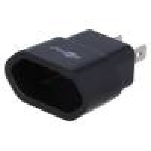 Adapter Out: EU Colour: black Input: JAPAN, USA