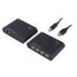 Extender USB USB 2.0 černá Kat: 5e,6 50m