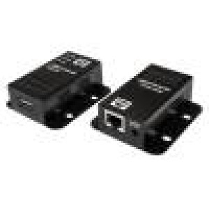 Extender USB USB 2.0 černá Kat: 5e,6 50m