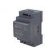 DDR-60L-15 Zdroj: DC/DC 60W 15VDC 4A 18÷75VDC Montáž: DIN 52,5x90x54,5mm