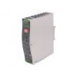 DDR-120A-24 Zdroj: DC/DC 100,8W 24VDC 4,2A 9÷18VDC Montáž: DIN 510g 88,5%