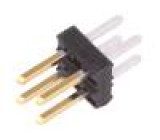 Zásuvka kabel-pl.spoj vidlice Minitek 2mm PIN:4 na PCB 2A