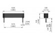 Jazýčkový kontakt Rozsah:5÷10 AT Ppřep:10W Kontakty: SPST-NO