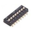 Přepínač: DIP-SWITCH Počet sekcí:8 OFF-ON 0,025A/24VDC 100MΩ