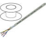 Vodič PAAR-TRONIC-Li-2YCY 3x2x0,34mm2 stíněný PE šedá 250V