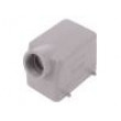 Kryt: pro konektory HDC Han® A velikost 32A (2 x 16A) úhlový