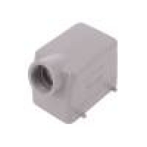 Kryt: pro konektory HDC Han® A velikost 32A (2 x 16A) úhlový