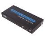 Rozbočovač HDMI 1.3 Barva: černá Vst: DC zásuvka, HDMI zásuvka