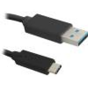 Kabel USB 3.0,USB 3.1 USB A vidlice, USB C vidlice 1,8m