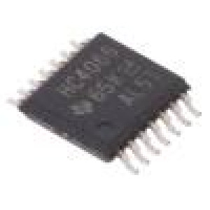 SN74HC4066PW IC: číslicový demultiplexer, multiplexer, spínač Kanály:4 SMD