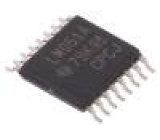 SN74LV4051APW IC: číslicový analogový, demultiplexer/multiplexer Kanály:8