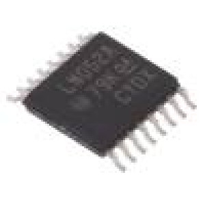 SN74LV4052APW IC: číslicový analogový, demultiplexer/multiplexer Kanály:4