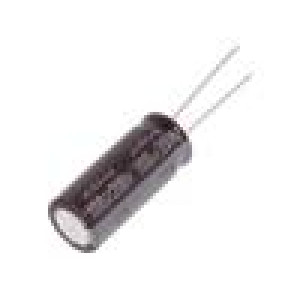 Kondenzátor elektrolytický THT 100uF 200VDC Ø12,5x31,5mm