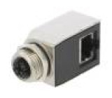 Adaptér RJ45 zásuvka, M12 zásuvka kód X-ProfiNET PIN:8 Kat:6a