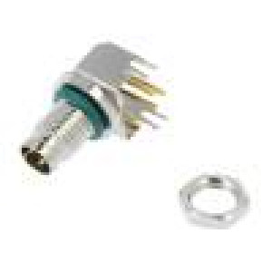 Konektor: M8 vidlice PIN:3 úhlové 90° zásuvka 4A 30V IP68 kov