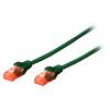 Patch cord U/UTP 5e lanko CCA PVC zelená 2m 26AWG