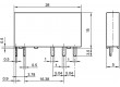 HF41F/24-ZS Relé: elektromagnetické SPDT Ucívky:24VDC 6A/250VAC 6A/30VDC