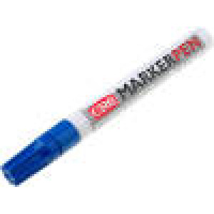 CRC-MARKER-BL Fix: olejový popisovač modrá MARKER PEN Hrot: kulatý 3mm