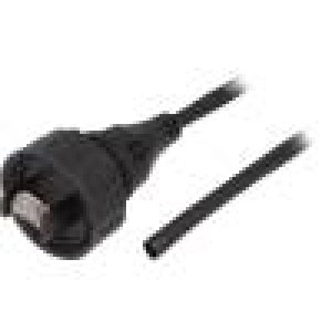 Patch cord 2m Buccaneer Ethernet PIN:8 zlacený 1,5A IP68