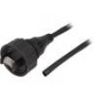 Patch cord 3m Buccaneer Ethernet PIN:8 zlacený 1,5A IP68