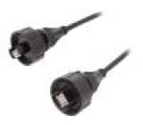 Patch cord 2m Buccaneer Ethernet PIN:8 zlacený 1,5A IP68