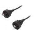 Patch cord 3m Buccaneer Ethernet PIN:8 zlacený 1,5A IP68