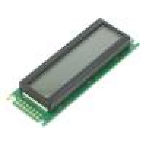 Zobrazovač: LCD alfanumerický STN Positive 16x2 LED PIN:14