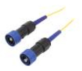 Konektor: světlovodný patchcord PIN:1 bajonetový UL94V-0