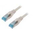 Patch cord F/UTP 5e lanko CCA PVC šedá 2m 26AWG tienený