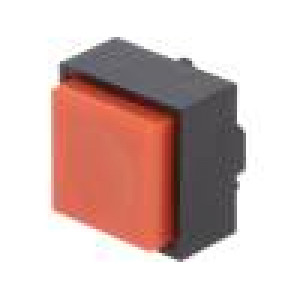 KS11R23CQD Přepínač: tlačítkový Polohy:2 SPST-NO 0,025A/50VDC červená