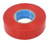 Izolační páska PVC 19mm L:20m červená