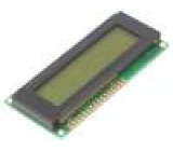 Zobrazovač: LCD alfanumerický STN Positive 16x2 LED PIN:16
