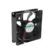 Ventilátor: DC axiální 24VDC 92x92x25mm 126,75m3/h 45,5dBA