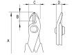 Kleště boční, ke stříhání, miniaturní ESD 150mm