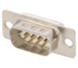 D-Sub PIN: 9 zástrčka vidlice na kabel pájení Barva: bilá