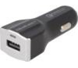 Automobilový napájecí zdroj USB A zásuvka, USB C zásuvka