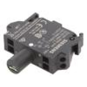 Podsvětlovací prvek 22mm Podsv: LED k zadní stěně 24VAC 24VDC