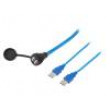 Kabel-adaptér USB 2.0,s ochrannou krytkou 1,5m 1310 IP67