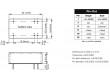 TEL8-1212 Převodník: DC/DC 8W Uvst:9÷18V Uvýst:12VDC Ivýst:665mA DIP16